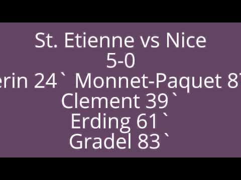 Saint Etienne vs Nice 5-0 ALL GOALS
