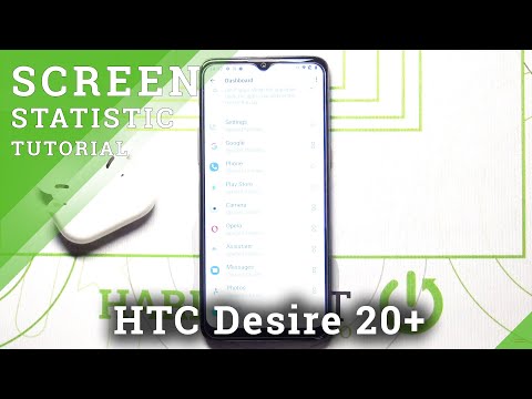How to Check Number of Apps Opened Each Day on HTC Desire 20+ - Find Statistic