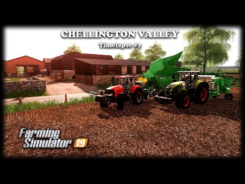 Planting sugarcan, seeding clover & alfalfa, cultivating, liming | Chellington Valley | Timelapse #2