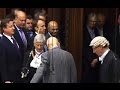 Black Rod Nearly Hits David Cameron In The Face With Staff