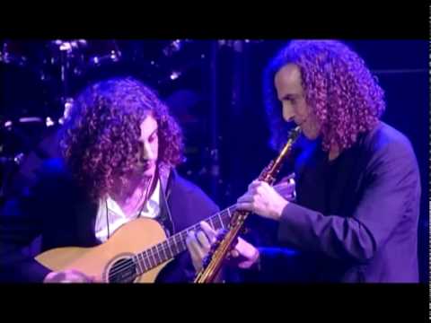 Kenny G with his son, Max G