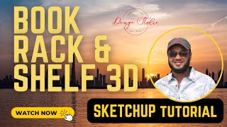 SketchUp । How to make a Book shelf