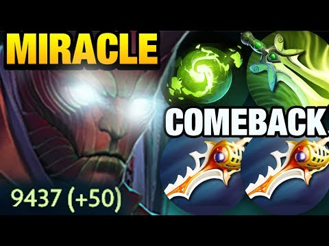 Double RAPIERS and REFRESHER Megacreep Comeback Miracle- 9500 MMR Dota 2