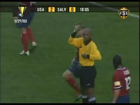 2002 Concacaf Gold Cup Quarterfinals - USA vs. El Salvador: 1st Half - January 27, 2002