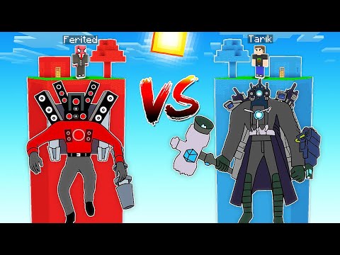 TITAN SPEAKERMAN KULE VS TITAN CAMERAMAN KULE - Minecraft