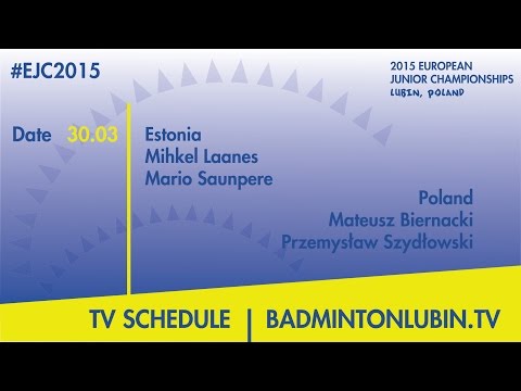 M.Laanes/M.Saunpere(EST) VS. M.Biernacki/P.Szydlowski(POL) #EJC2015 Lubin, Poland