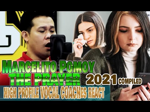 HIGH PROFILE VOCAL COACHES REACT to Marcelito Pomoy THE PRAYER 2021 Compiled