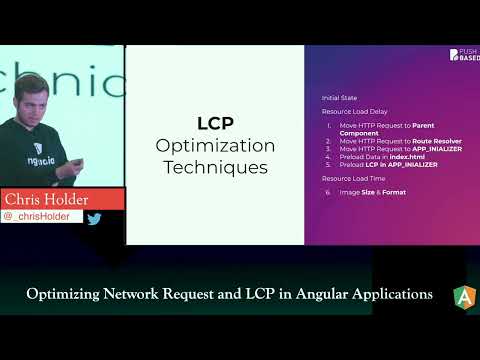 ng-India 2023 | Optimizing Network Request and LCP in Angular Applications by Chris Holder