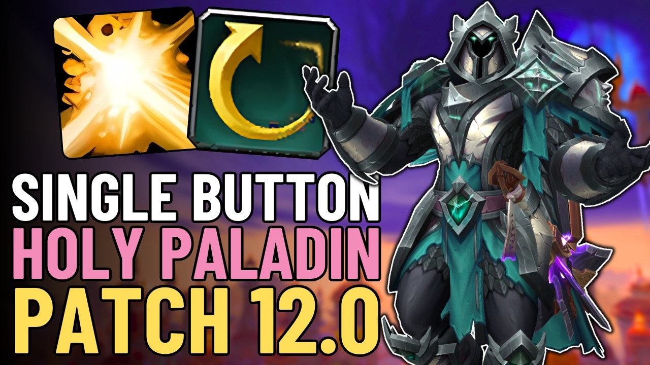 One Button Holy Paladin Guide | SBA Healer Build for WoW Midnight - YouTube