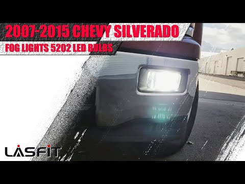 How to Replace Fog Lights In a 2015 Chevy Silverado with LASFIT 5202 LED Bulbs