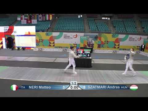 Tunis Grand Prix 2023 SMS - L8 - Matteo Neri ITA v Andras Szatmari HUN
