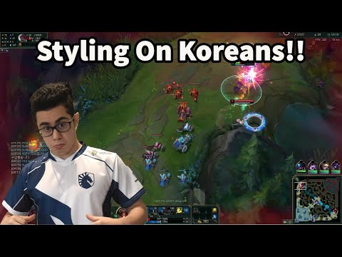 TFBlade Outplays The Korean Gank Top Lane!!!