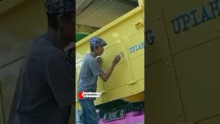 Download lagu SENI TULIS DI PINTU TRUK , #art #shorts #melukis #truck #500subs @YouTube #kreasi #letters mp3