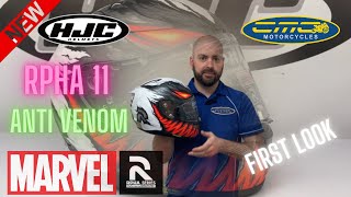 New 2022 HJC RPHA 11 Marvel Anti Venom First Look