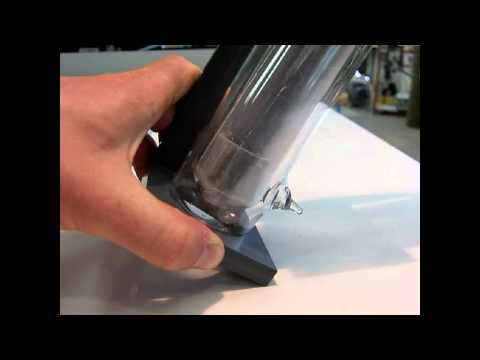 Throwing a magnet into a type I superconductor in liquid helium