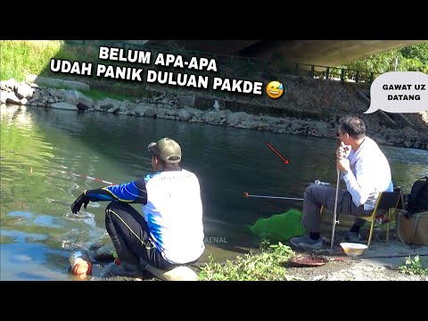 Panik tuan rumah..! Saat mancing di samperin pemancing dari indonesia 