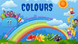Learn Colours With Fruits & The Rainbow | Colours Of The Rainbow | Colours & Emotions | Kids Colours