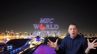 DRONE SHOW - MSC World America Incredible Inaugural Show