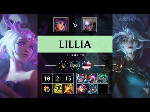 Lillia Jungle vs Diana - NA Challenger Patch 25.04