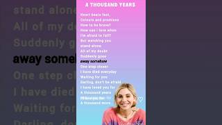 Download lagu A thousand years - Lyrics|Christina Perri|#ot7bear#christinaperri#shortsfeed#shorts mp3 Download lagu A thousand years - Lyrics|Christina Perri|#ot7bear#christinaperri#shortsfeed#shorts mp3