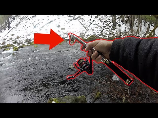 WILL THIS ROD ACTUALLY WORK?! -Fishing Mountain Rivers w/ a Telescopic Rod!