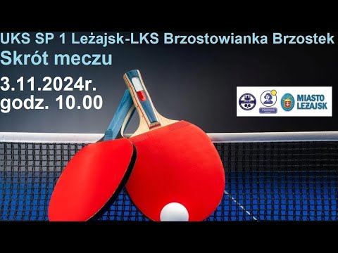 2024 11 3 UKS SP1 Leżajsk - LKS Brzostowianka Brzostek Skrót meczu