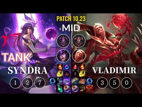 TLN Tank Syndra vs Vladimir Mid - KR Patch 10.23