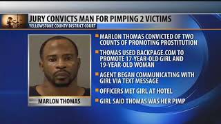 Billings man found guilty of promoting underage girl, woman for prostitution