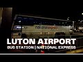 4K London Luton Airport - Walking Tour to the Buses