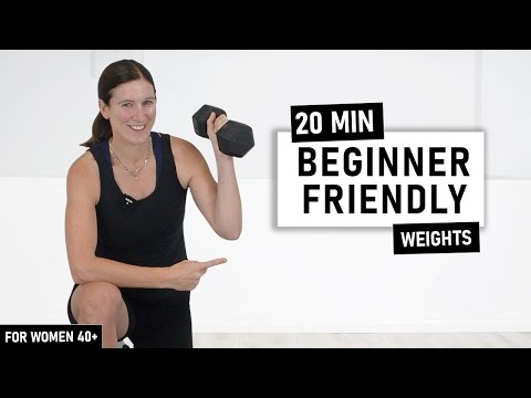 20 MIN Full Body WEIGHTS Workout for Women Over 40