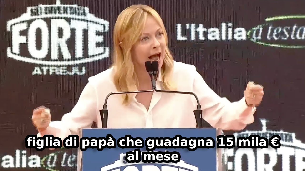 MELONI CONTRO ILARIA SALIS: "GUADAGNA 15mila€ AL MESE E NON RESTITUISCE I SOLDI DELLA CASA OCCUPATA"