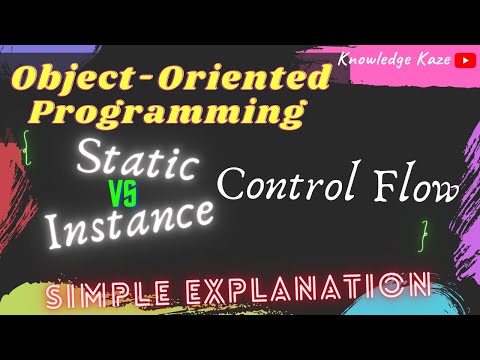 Static Control Flow Vs Instance Control Flow Simple Explanation With Program Java