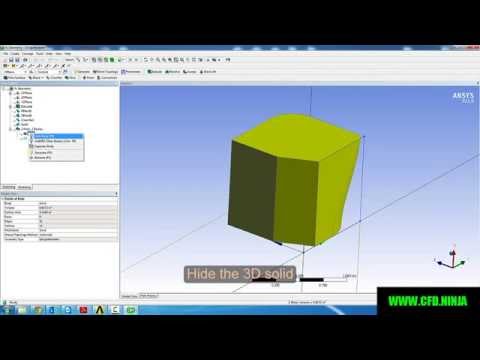 ✅ ANSYS DESIGN MODELER - Basic Tutorial 3 - BLEND and CHAMFER