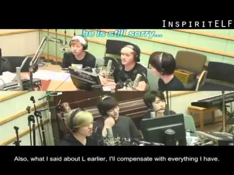 Sunggyu feeling sorry towards Myungsoo at SUKIRA cut