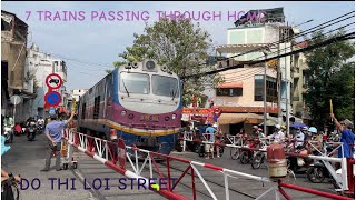 (TẾT) 7 Trains passing through the day time in HCMC/ 7 chuyến tàu đi qua ban ngày ở TP.HCM 27/1/2025