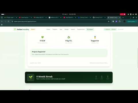Stellar GreenPay - Full Donation Flow