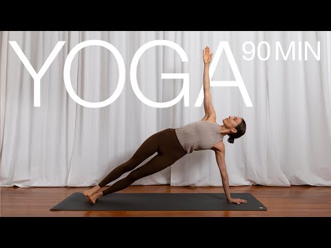 Vinyasa Yoga | volle 90 Min Klasse für die Mittelstufe & Fortgeschrittene | kraftvoll & ausgewogen