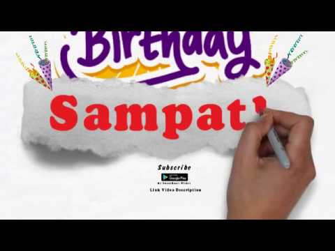 Happy Birthday Sampath