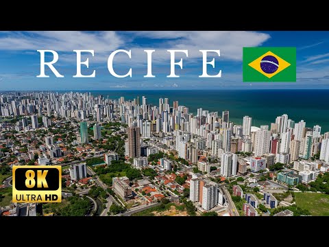 ▶️ RECIFE Pernambuco, Brazil 🇧🇷 | by Drone Footage | 8K ULTRA HD