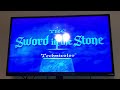 Opening To The Sword In The Stone 1989 VHS Ink Label Copy