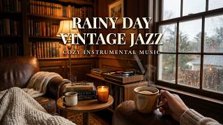 Rainy Day Vintage Jazz | Cozy Instrumental Music for Relaxation, Study & Rainy Afternoons