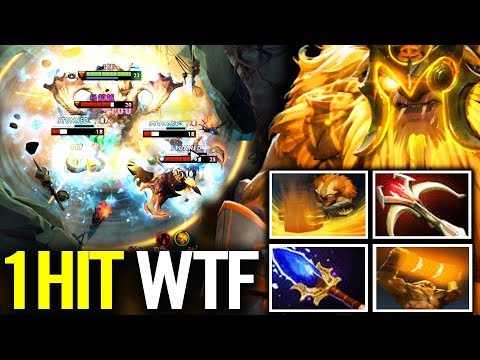 WTF Miracle Earthshaker Too IMBA - Solo Mid & Epic Echo Slam 10k mmr gameplay Dota 2