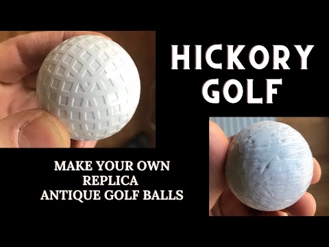 Make Your Own Replica Antique Golf Balls for Hickory Golf
