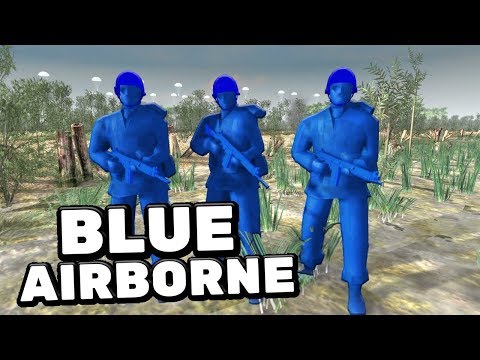 BLUE AIRBORNE STRIKE !! Second Wave - Army Men (The Siege Of Tanoi )