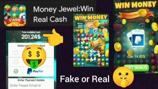 Withdrawal Proof/ Money Jewel:Win Real Cash/ App /FAKE OR NOT/