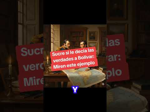 Sucre si le decía las verdades a Bolívar: Miren este ejemplo