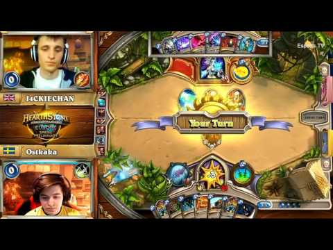J4CKIECHAN vs Ostkaka (Bo5) | Europe Spring Preliminary 2016 Day 1 | Hearthstone Esports T