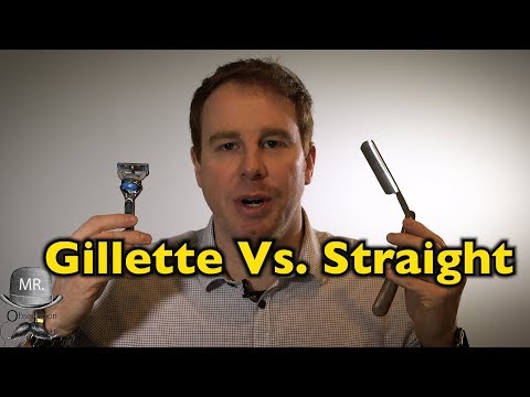 Gillette Fusion Vs. Straight Razor. Is a Gillette Fusion 5 worth it?