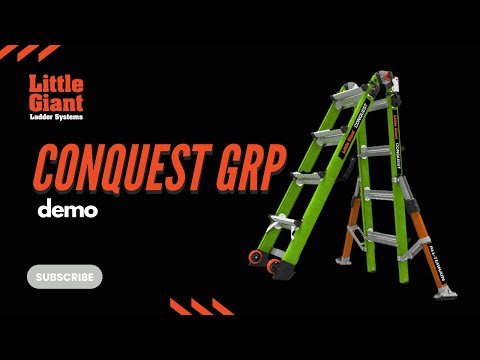 Little Giant Conquest All-Terrain GRP Fibreglass Multi-purpose Ladder - Product Demo