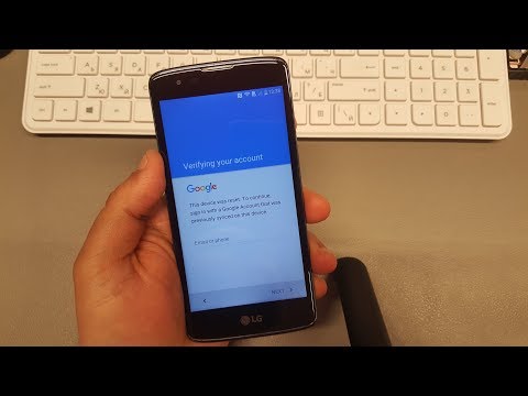 Lg K8 /LG-K350n/. Remove Google account Bypass FRP. Without box or PC.